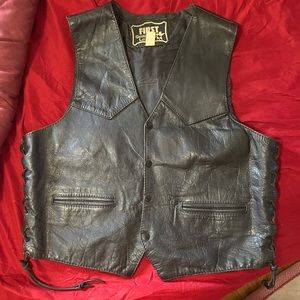 COPY - Men’s leather motorcycle vest